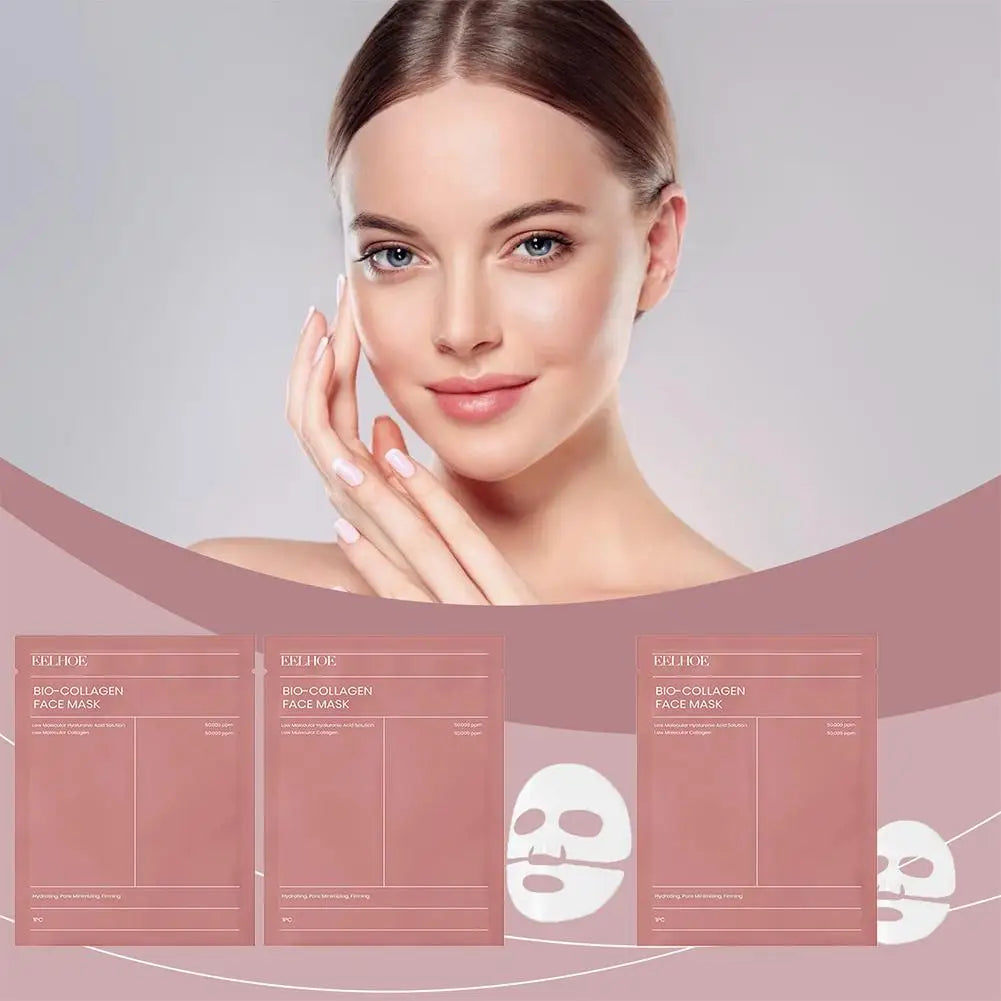 Bio Collagen Face Mask - 5 Pack | Deep Hydrating Anti-Wrinkle Overnight Treatment