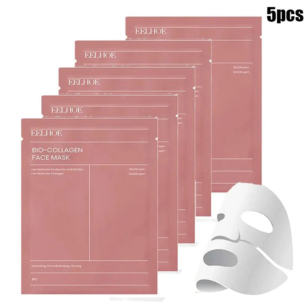 Bio Collagen Face Mask - 5 Pack | Deep Hydrating Anti-Wrinkle Overnight Treatment