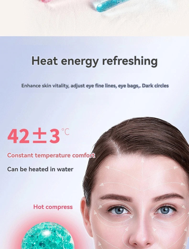 LUXURY ICE GLOBES FOR FACE - 2-PIECE COOLING FACIAL MASSAGE SET