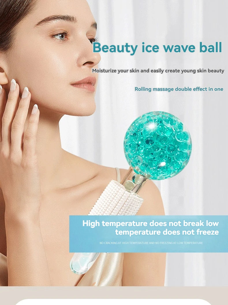 LUXURY ICE GLOBES FOR FACE - 2-PIECE COOLING FACIAL MASSAGE SET