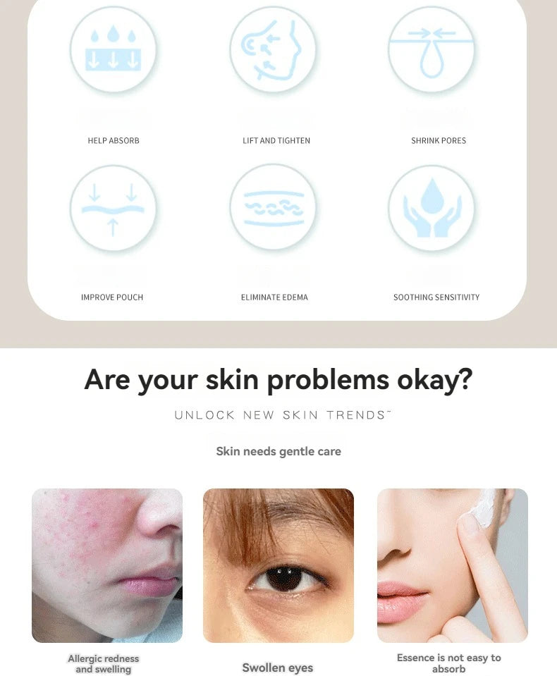 LUXURY ICE GLOBES FOR FACE - 2-PIECE COOLING FACIAL MASSAGE SET